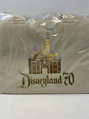Disneyland 70th Anniversary Canvas Tote Bag NEW